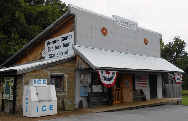 The Sgt. York visitor center. The tour starts here.