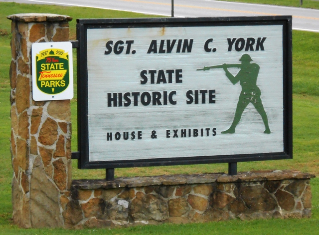 The entrance to the York homestead.
