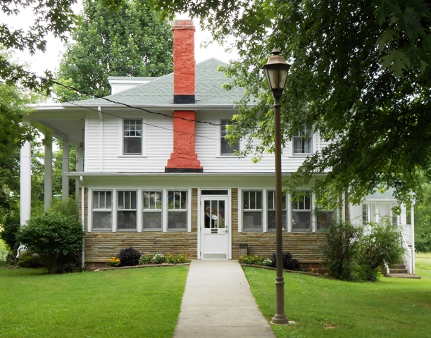 Side view of York's home. He lived here until his death in 1964.