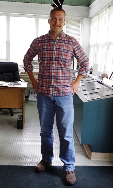The friendly Park Ranger inside the home who answered questions about the tour.