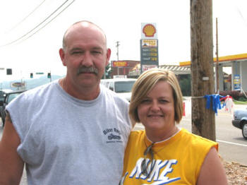 Silas and his wife, Tracy.