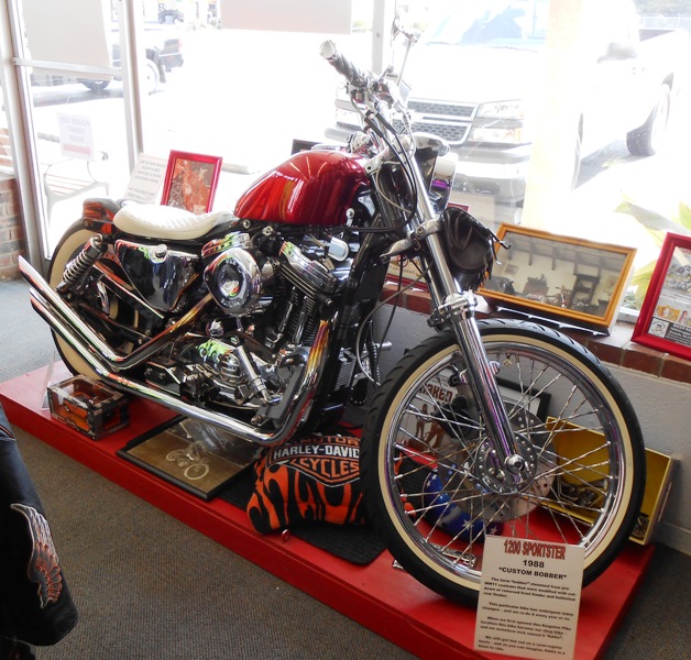 Jeff's custom Sporty that he named "Eddie".