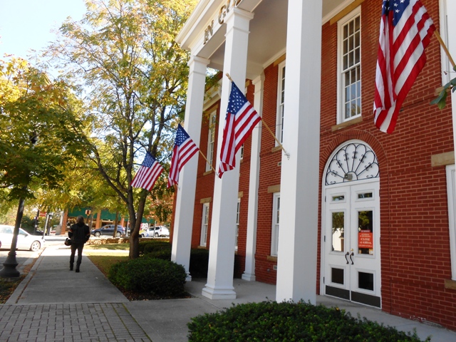Another view of the enormous courthouse in Cookeville, TN.