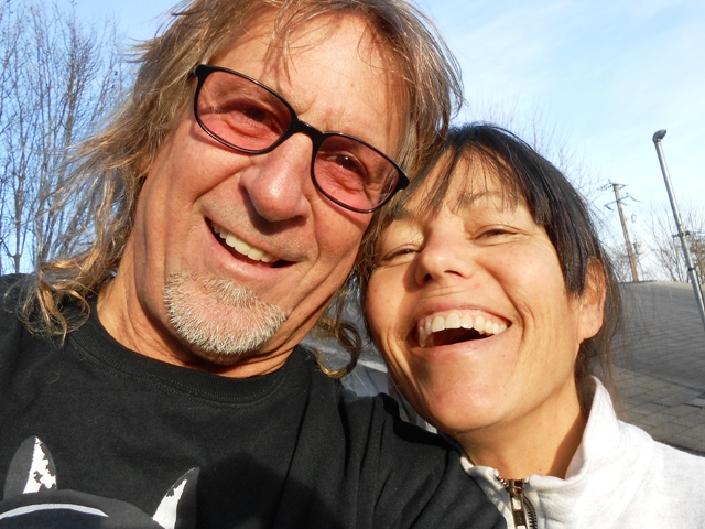 Our New Year's Day "selfie".