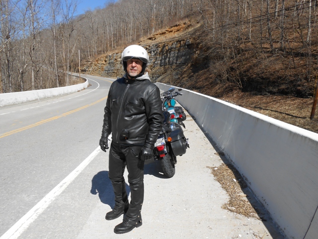 Highway 52 heading toward Jamestown.