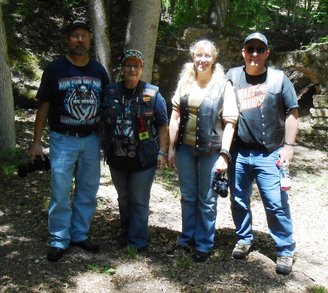 We met some bikers visiting from Huntsville, Alabama. Bikers are the friendliest people!