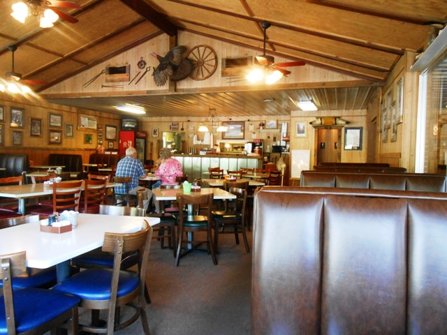 The Fireside is comfortable inside.