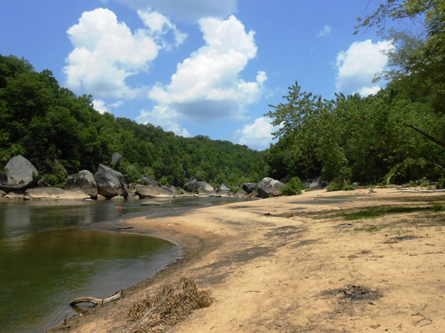 We arrived down on the beach.