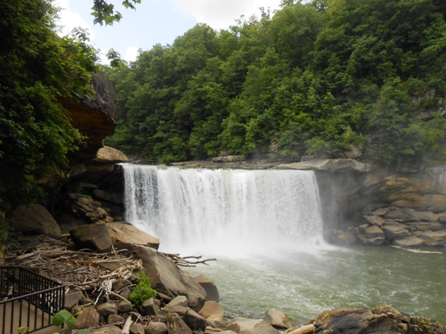 The walk was worth the gorgeous view of the falls!