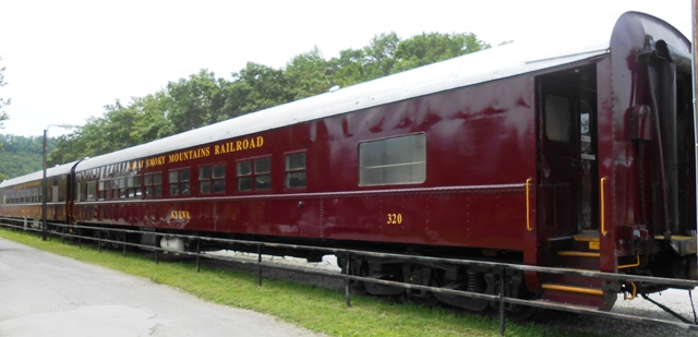 Historic railway in Bryson City, NC