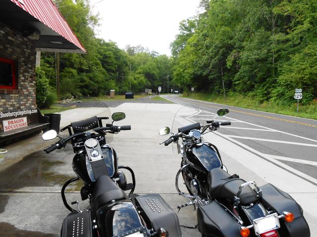 We took a small break at the 129 Pitstop parking lot.