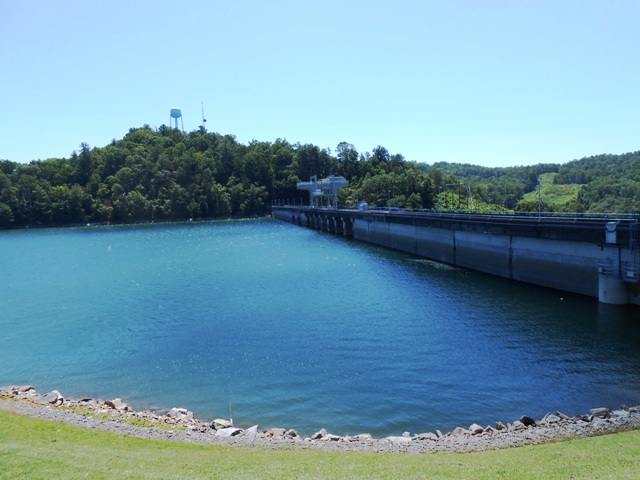 View of other side of dam.