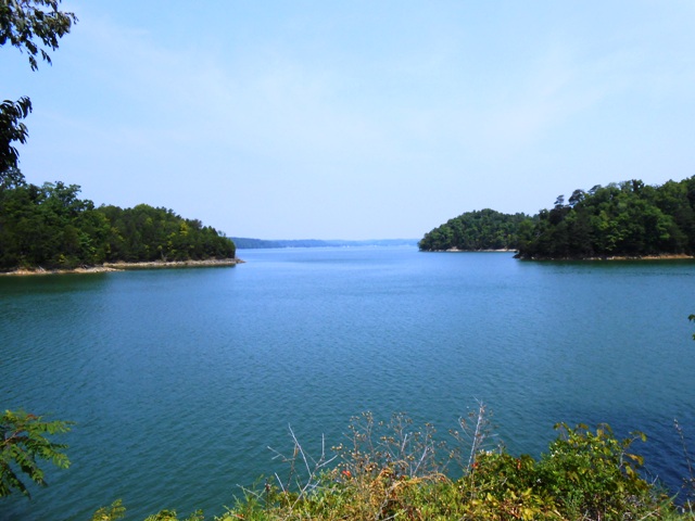 Gorgeous view of the lake from 363 bridge.