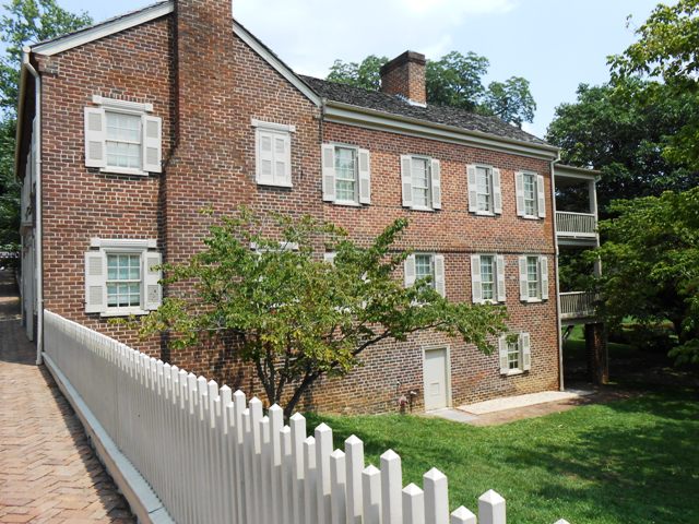 Andrew Johnson homestead as you enter downtown Greeneville.