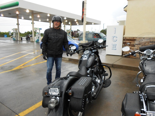 So much for the 10% chance of rain.