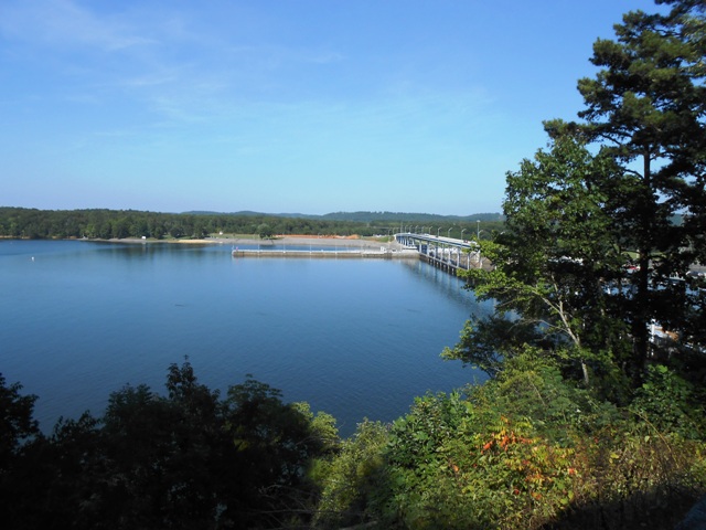 View of Watts Bar Dam.