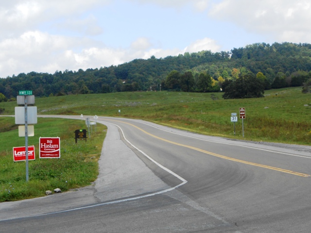 31 North off 131 takes us to Sneedville.