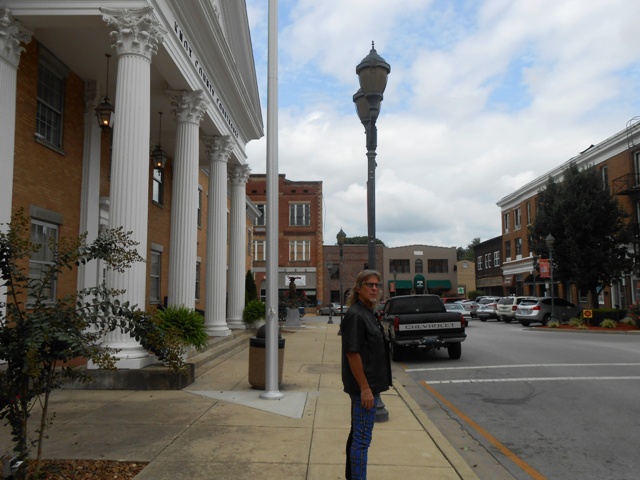 Barbourville has a quaint town square.