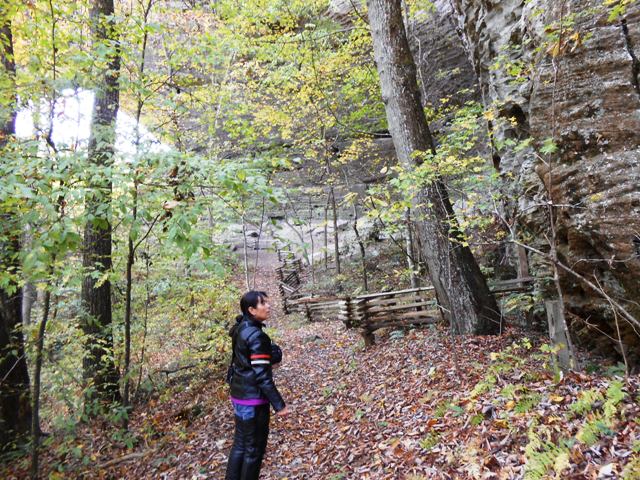 On the other side of the Arch.