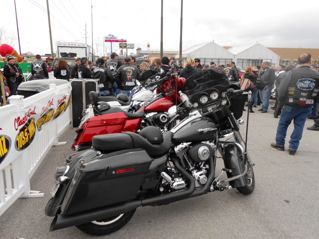 It's always fun to see the bikes too.