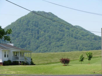 On the back road heading toward Blaine.