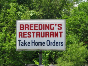 Breeding's Restaurant in Blaine, TN.