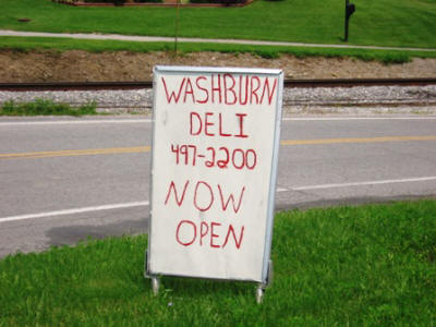 Deli is next to the convenient mart.