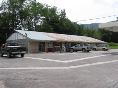 We stopped for gas and lunch in Washburn.