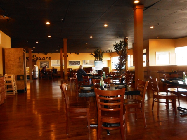 Dean's has a nice spacious dining room.