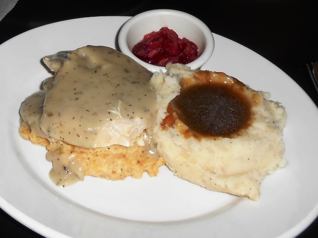 Turkey and dressing. Double yum!