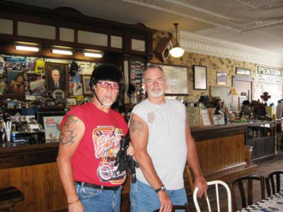 After a bite to eat, we are ready to head out.