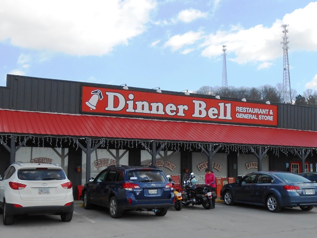 We stopped for lunch at the Dinner Bell in Sweetwater.