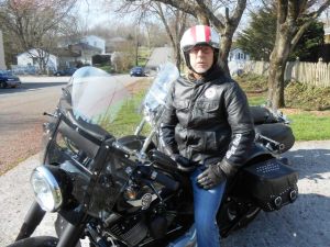 Jeff is ready to ride.