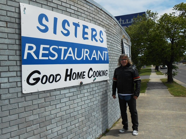 You'll see this sign from the road.