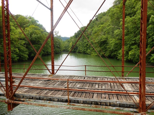 There's the old bridge. 