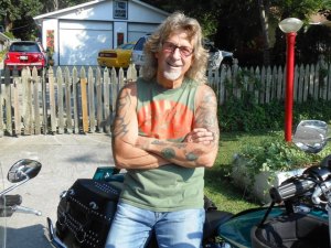 Jeff is ready to ride.