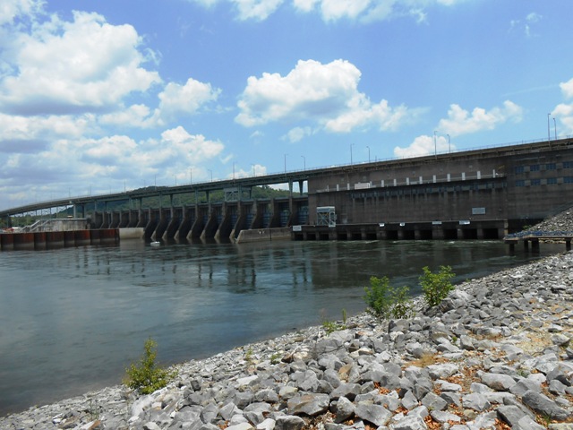 Another view of the Chickamauga Dam.