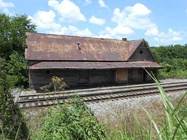 Look at that wonderful old railroad station!