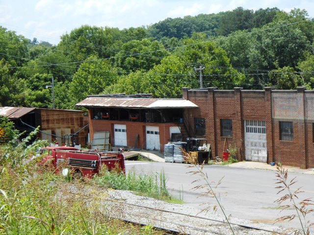 A closer look at one of the old buildings reveals...