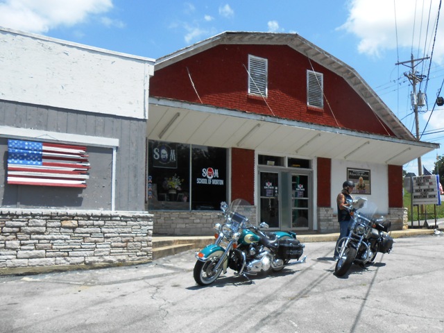 Jeff rechecks our direction in Chuckey. Almost there!