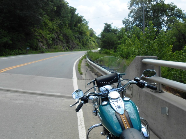 On 251 heading south into Asheville.