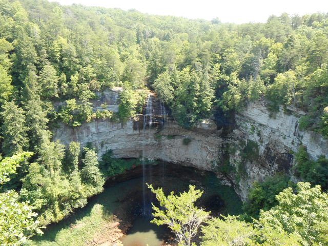 The water flow is low on this day but always a gorgeous view.