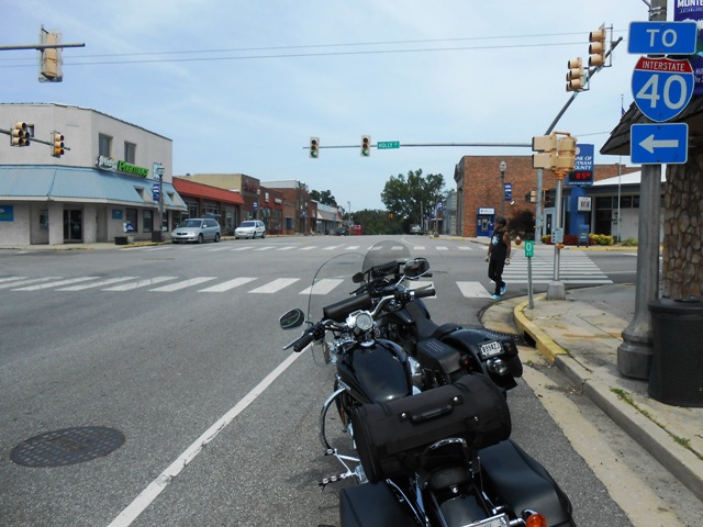 In downtown Monterey.