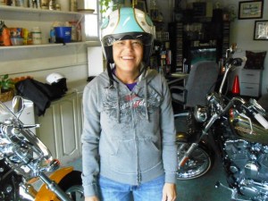 Pamo is ready to ride!