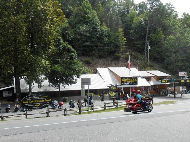 Deals Gap Motel is right across the street. A motorcycle mecca!