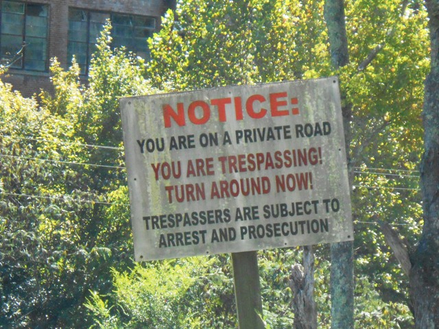 Don't get too close to the school!