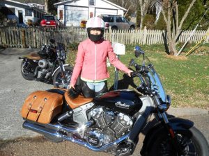 Pamo is ready to ride.