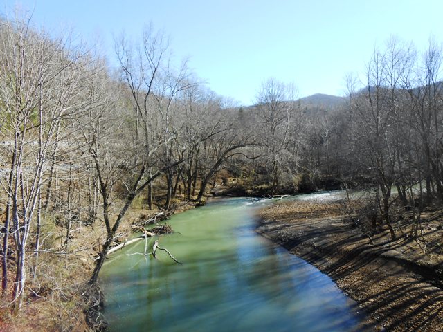 View from the bridge.