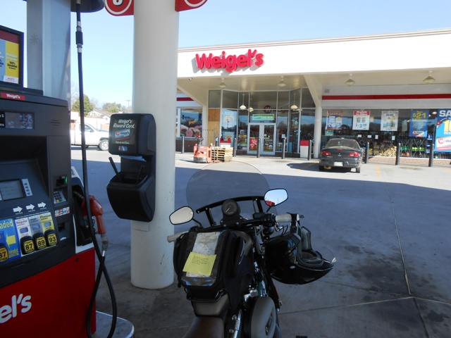 First, we stopped to fuel up.