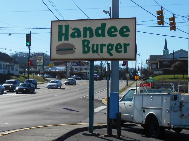 In downtown Kingston.